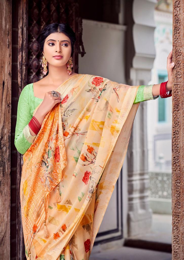 Kashvi Krishnaleela Printed Designer Ethnic Wear Silk Saree Collection